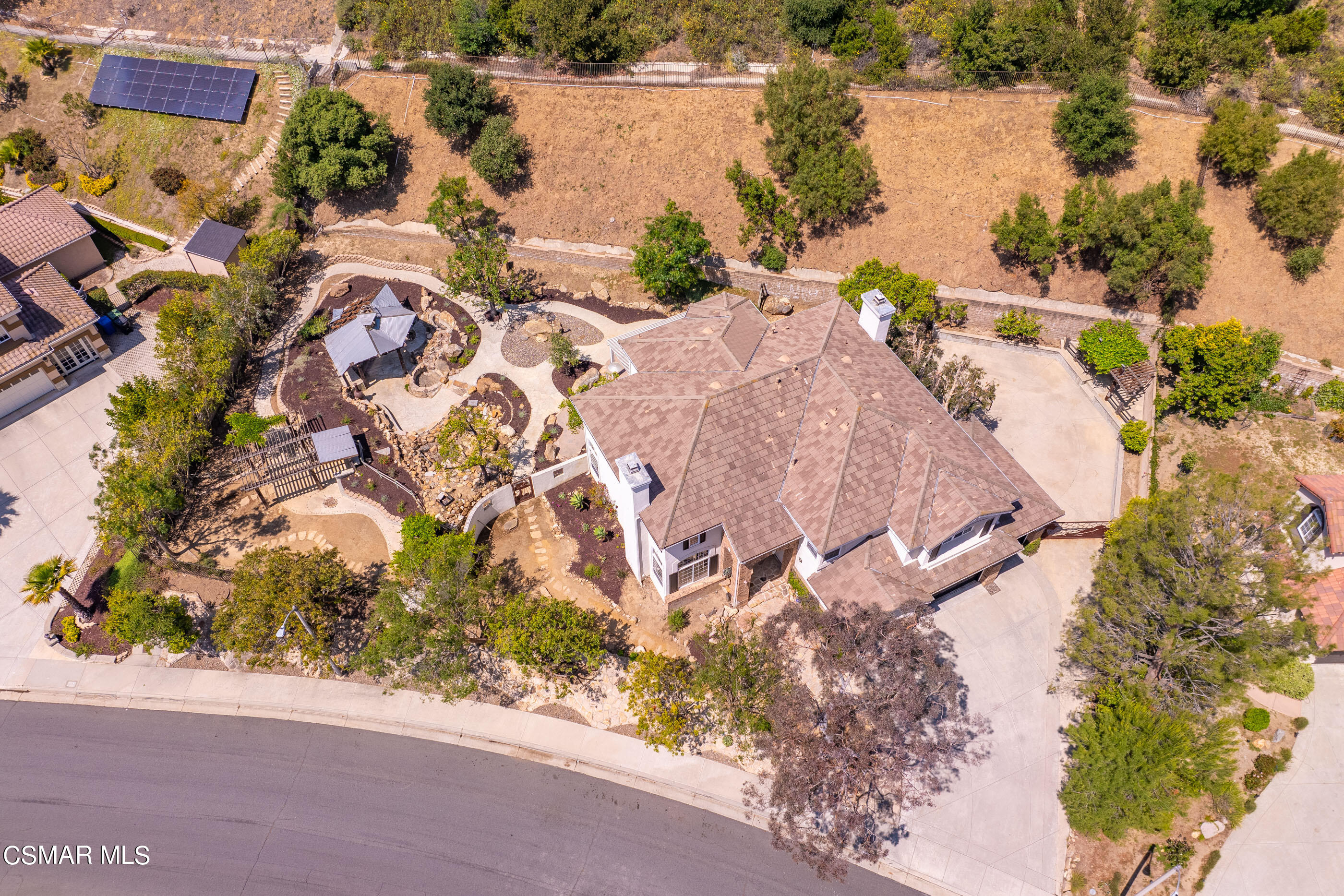 3877 Marks Road Agoura Hills, CA 91301 - Photo 3 of 53 an aerial view of residential houses with outdoor space