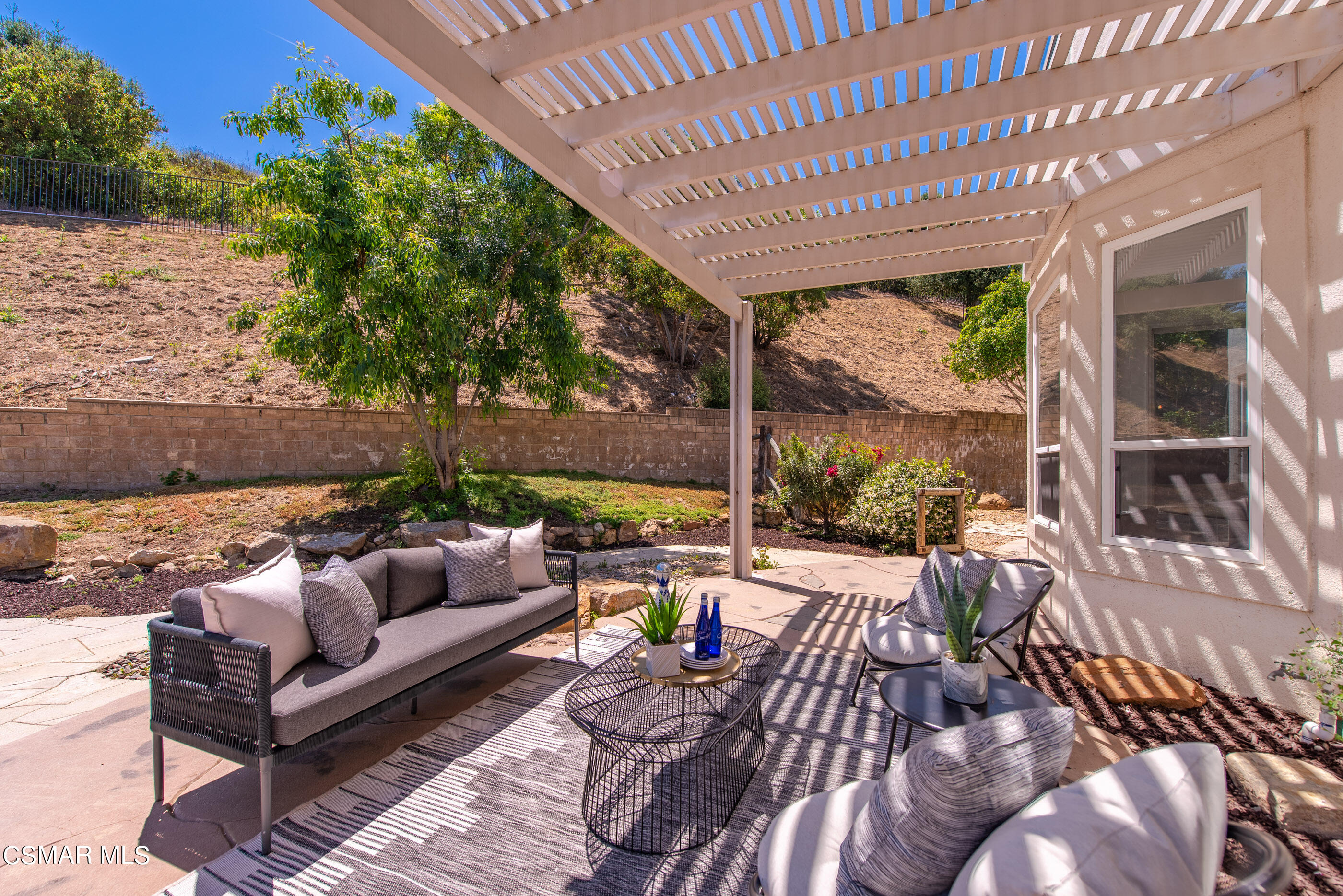 3877 Marks Road Agoura Hills, CA 91301 - Photo 44 of 53 a outdoor living space with patio furniture and a potted plants