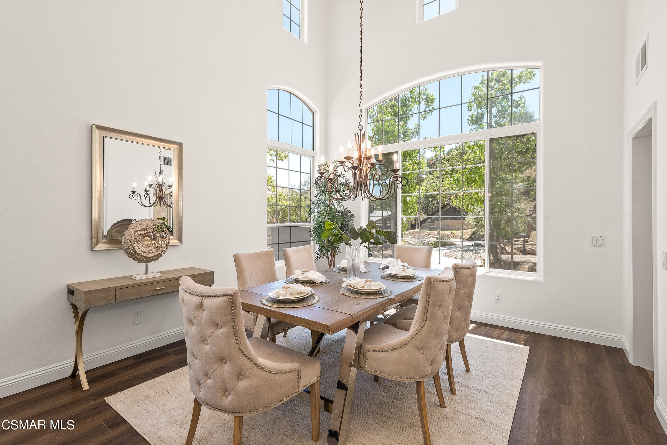 3877 Marks Road Agoura Hills, CA 91301 - Photo 8 of 53 a view of a dining room with furniture window and outside view