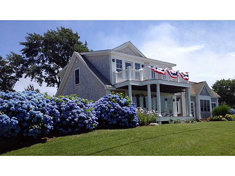 4 Town Way Little Compton, RI 02837 - Photo 2 of 21 Exterior Front. Plenty of windows and outdoor space to enjoy the water views and sunsets.
