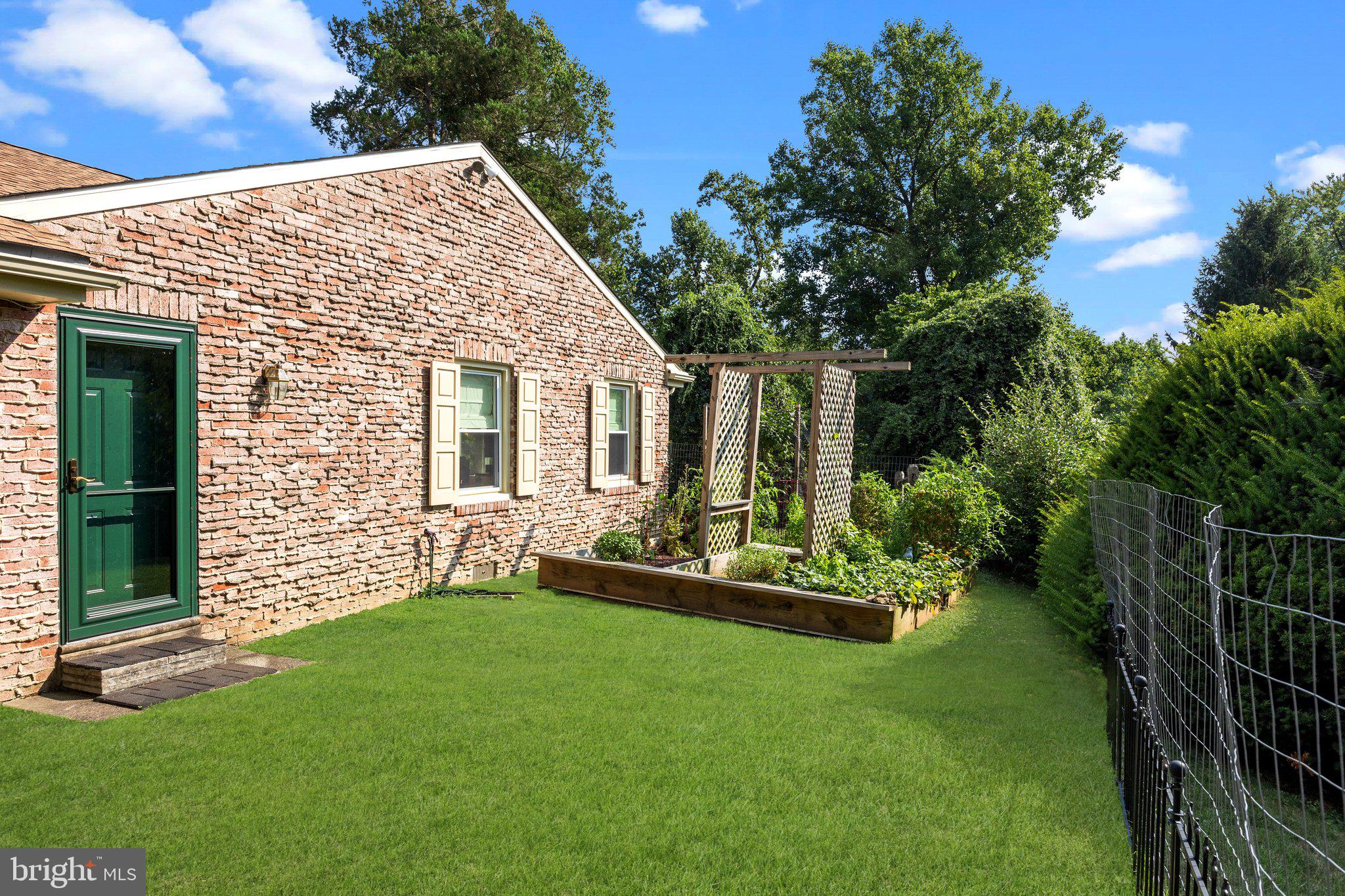 1364 Welsh Road Huntingdon Valley, PA 19006 - Photo 46 of 51 Side Yard & Vegetable Garden