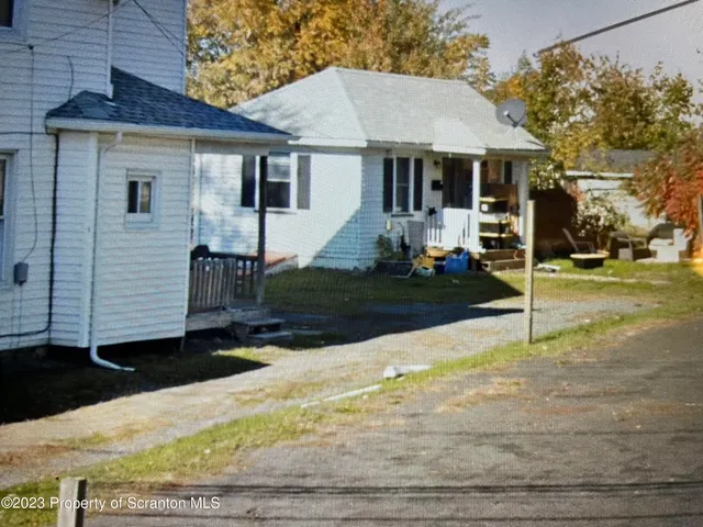 a view of a white house