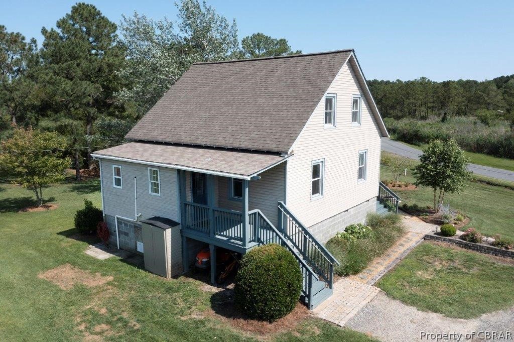 2259 Cooks Landing Road Hayes, VA 23072 - Photo 22 of 26 Covered Rear Porch