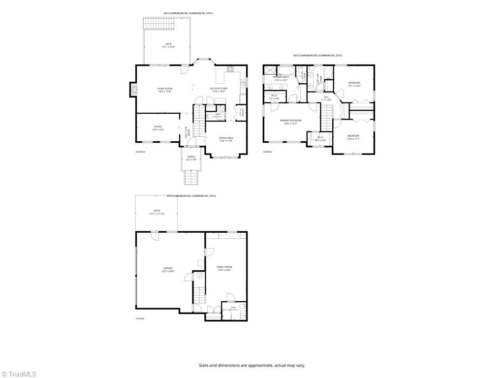 4310 Clarksburg Road Clemmons, NC 27012 - Photo 32 of 32 Full House Floor Plan