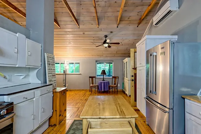 a room with furniture