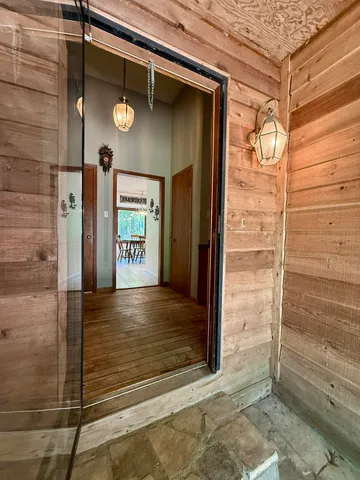 a view of entrance door of the house