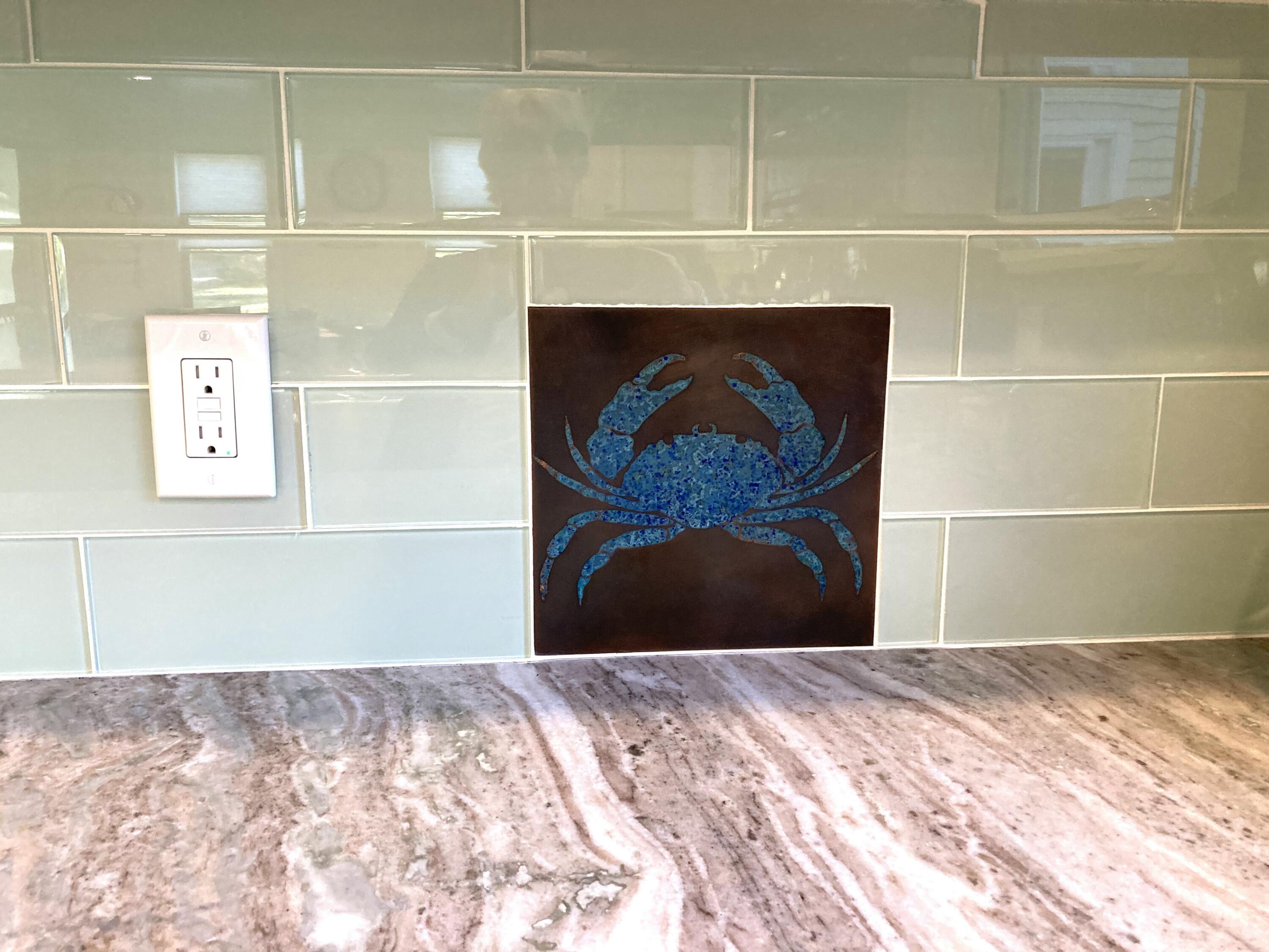 122 Cross Road Hancock, ME 04640 - Photo 14 of 45 Backsplash tile detail.