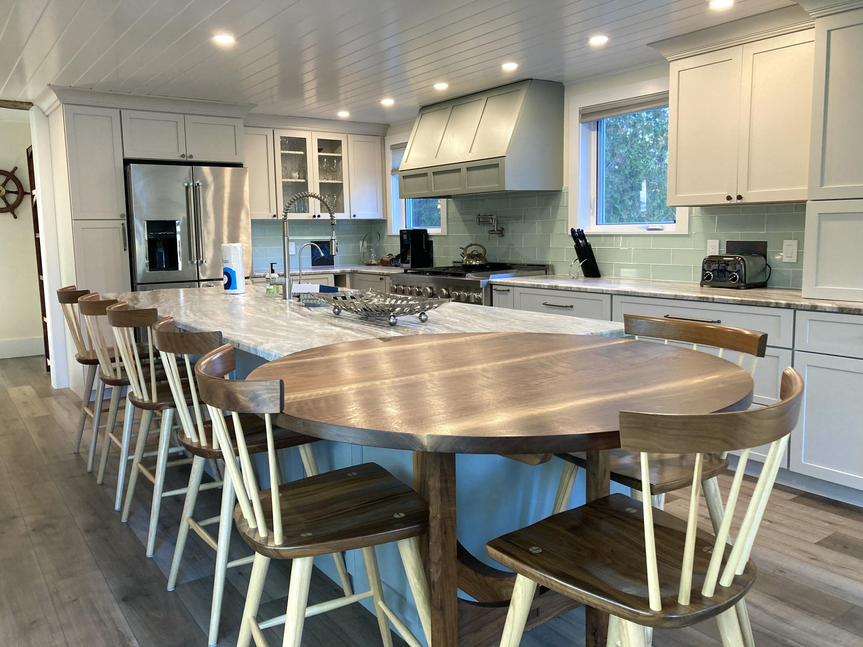 122 Cross Road Hancock, ME 04640 - Photo 9 of 45 Custom table at island.