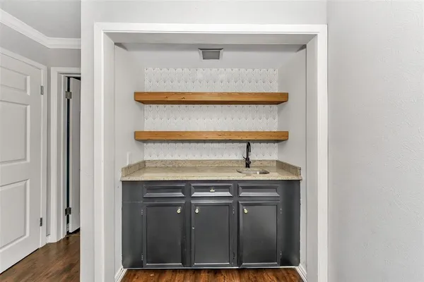 a view of storage and utility room