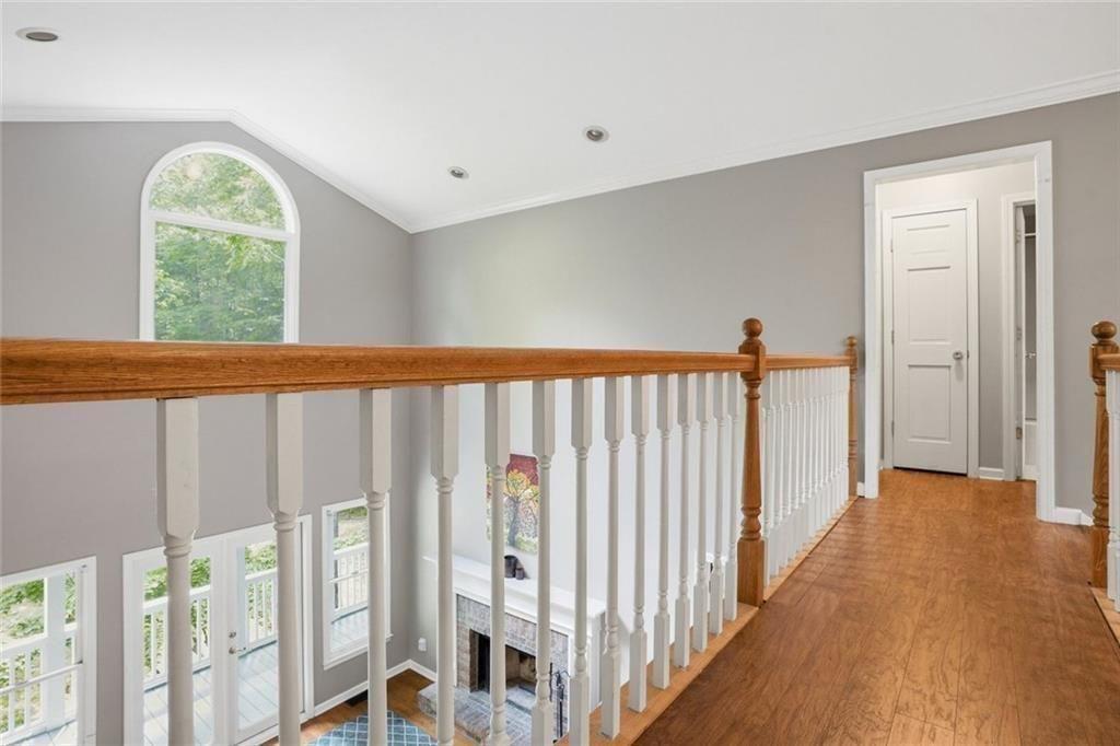 3259 Etchison Road Loganville, GA 30052 - Photo 29 of 50 a view of a hallway with wooden floor and entryway