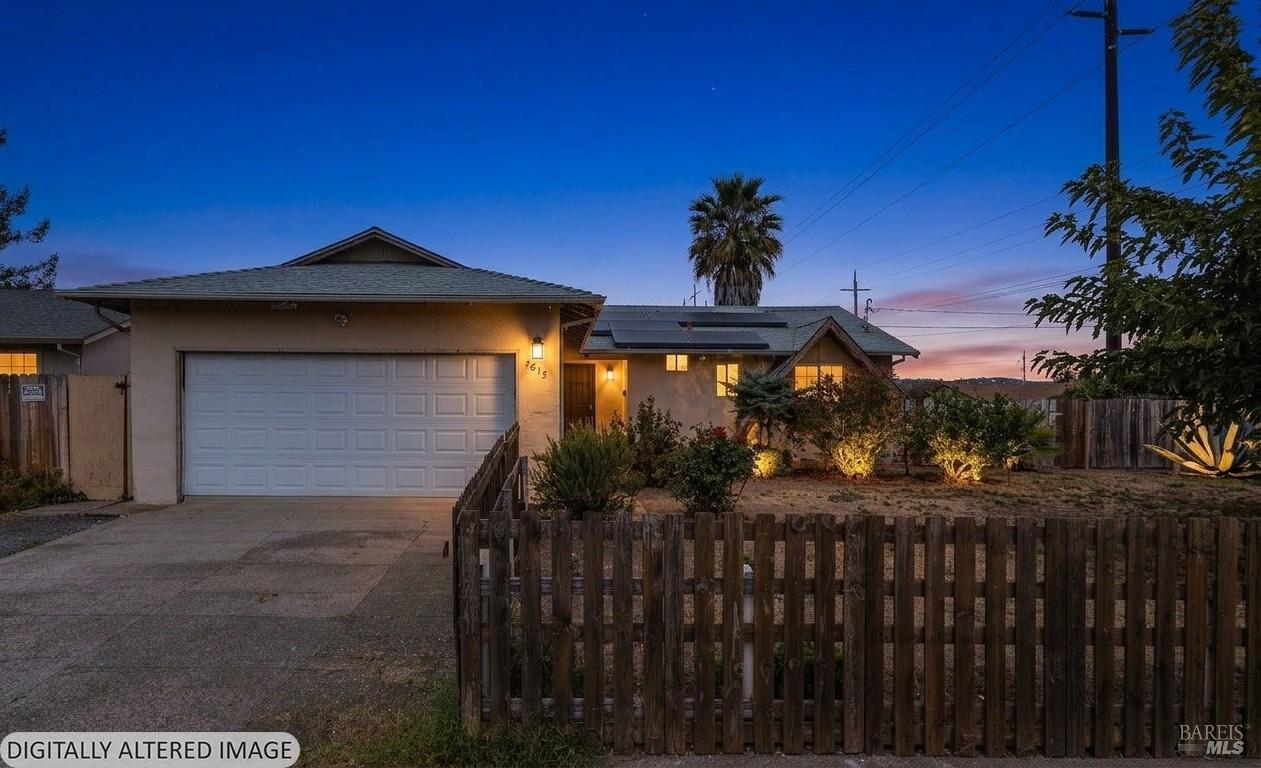 2615 Mohawk Street Santa Rosa, CA 95403 - Photo 9 of 9 Digitally Created Twilight Photo