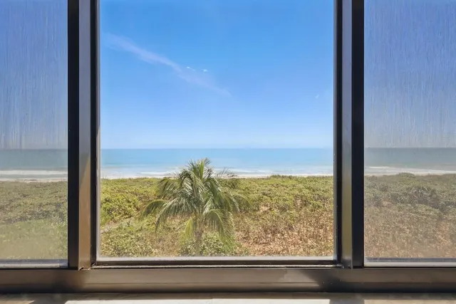 a view of sky from window