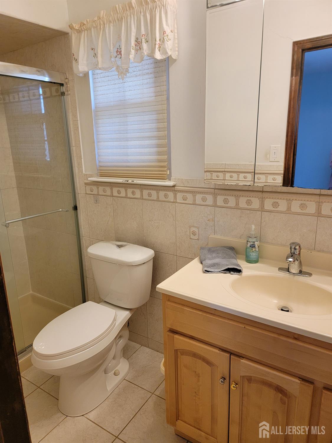 14 Perry Avenue Monroe Township, NJ 08831 - Photo 19 of 37 a bathroom with a sink a toilet and mirror