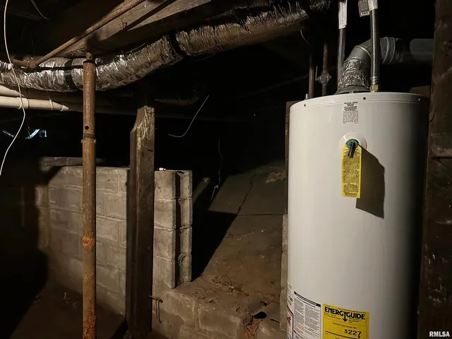 a view of storage and utility room