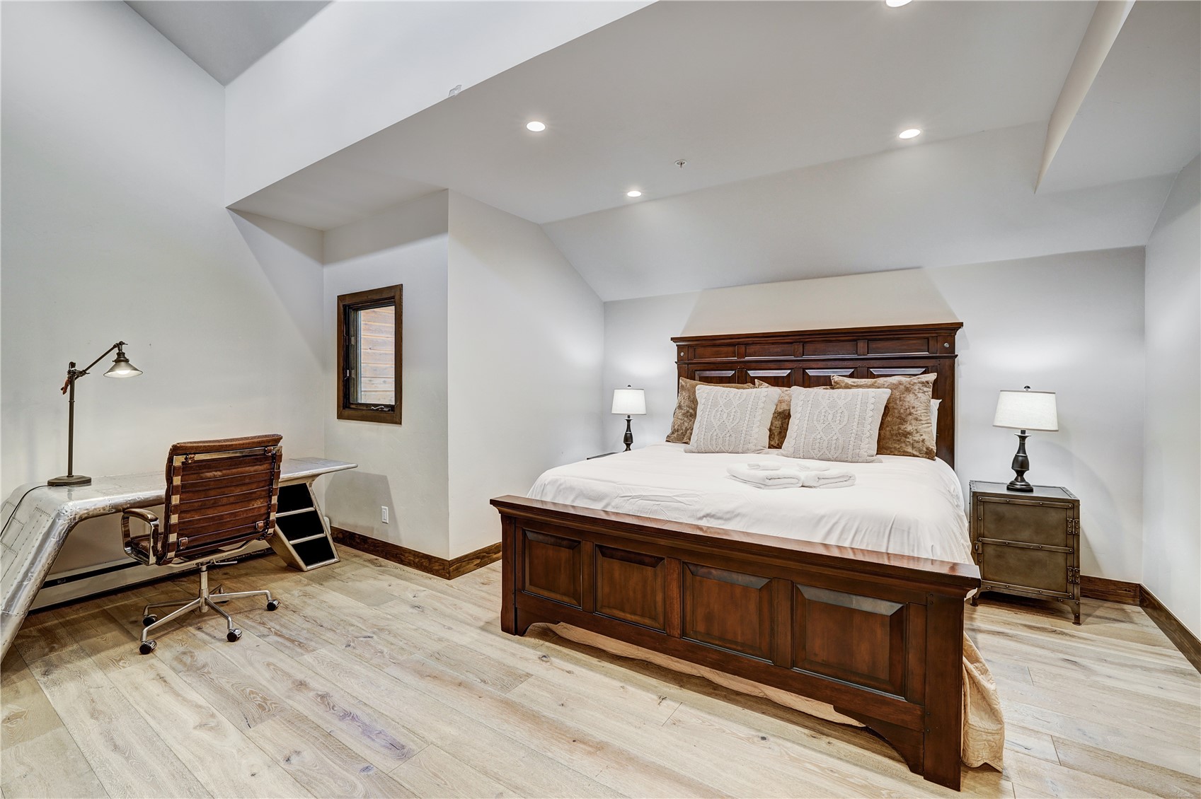 620 4 O Clock Road, Unit 336 Breckenridge, CO 80424 - Photo 16 of 29 Bedroom featuring light hardwood / wood-style floors