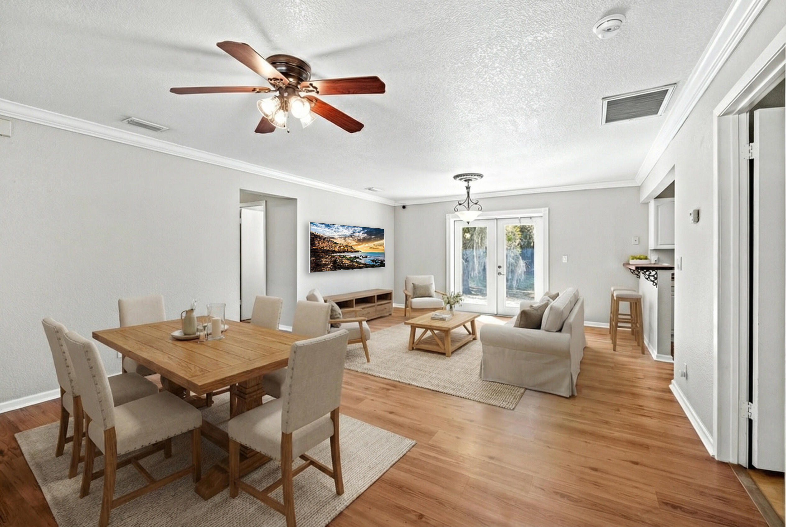 15400 76th Road North Loxahatchee, FL 33470 - Photo 2 of 39 a view of a livingroom with furniture and a ceiling fan