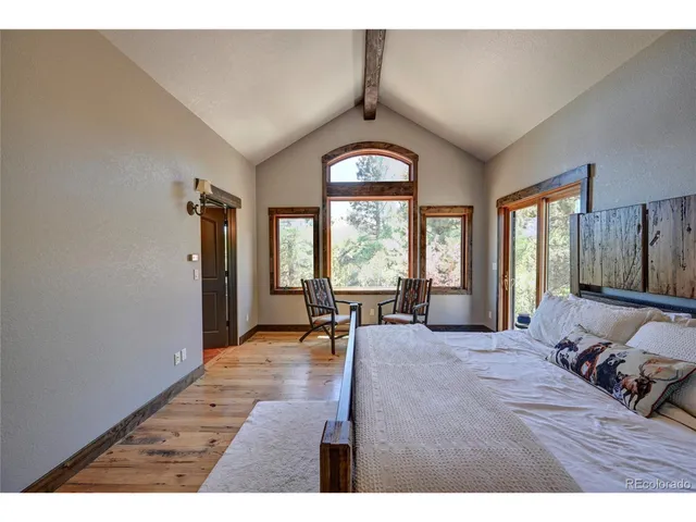 a room with furniture and a window