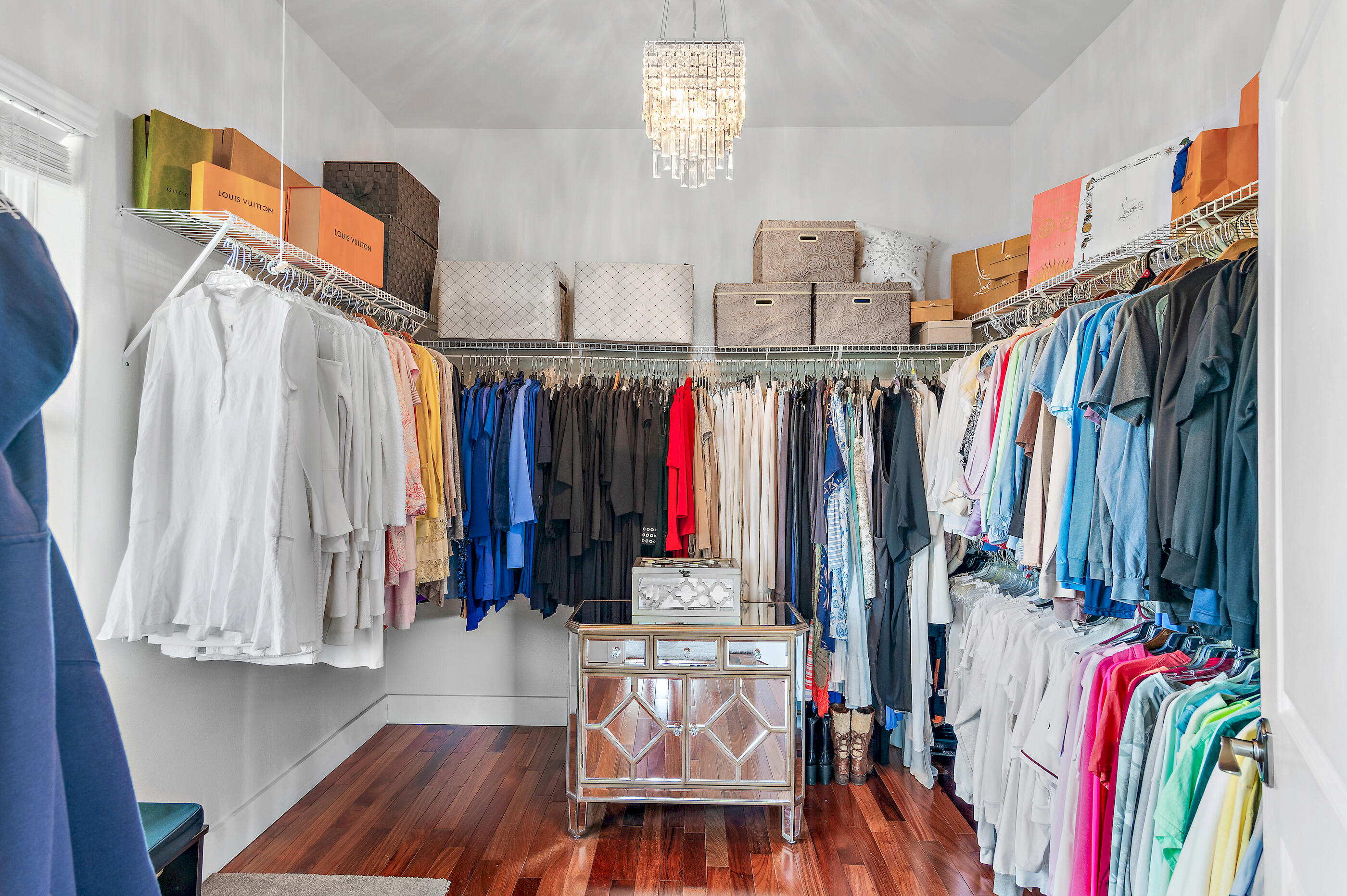 96 Hilltop Drive Santa Rosa Beach, FL 32459 - Photo 23 of 50 a view of walk in closet with clothes