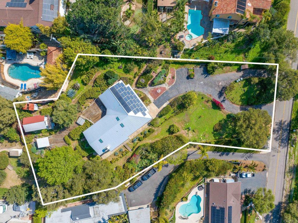 1628 Lone Oak Road Vista, CA 92084 - Photo 2 of 39 an aerial view of a house with a garden
