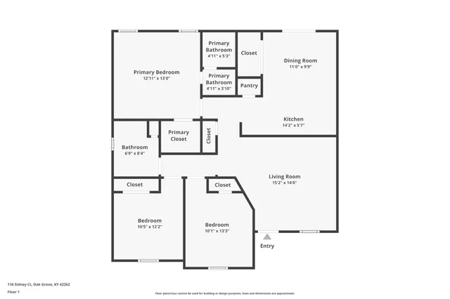$220,000 | 116 Sidney Court, Oak Grove, KY 42262