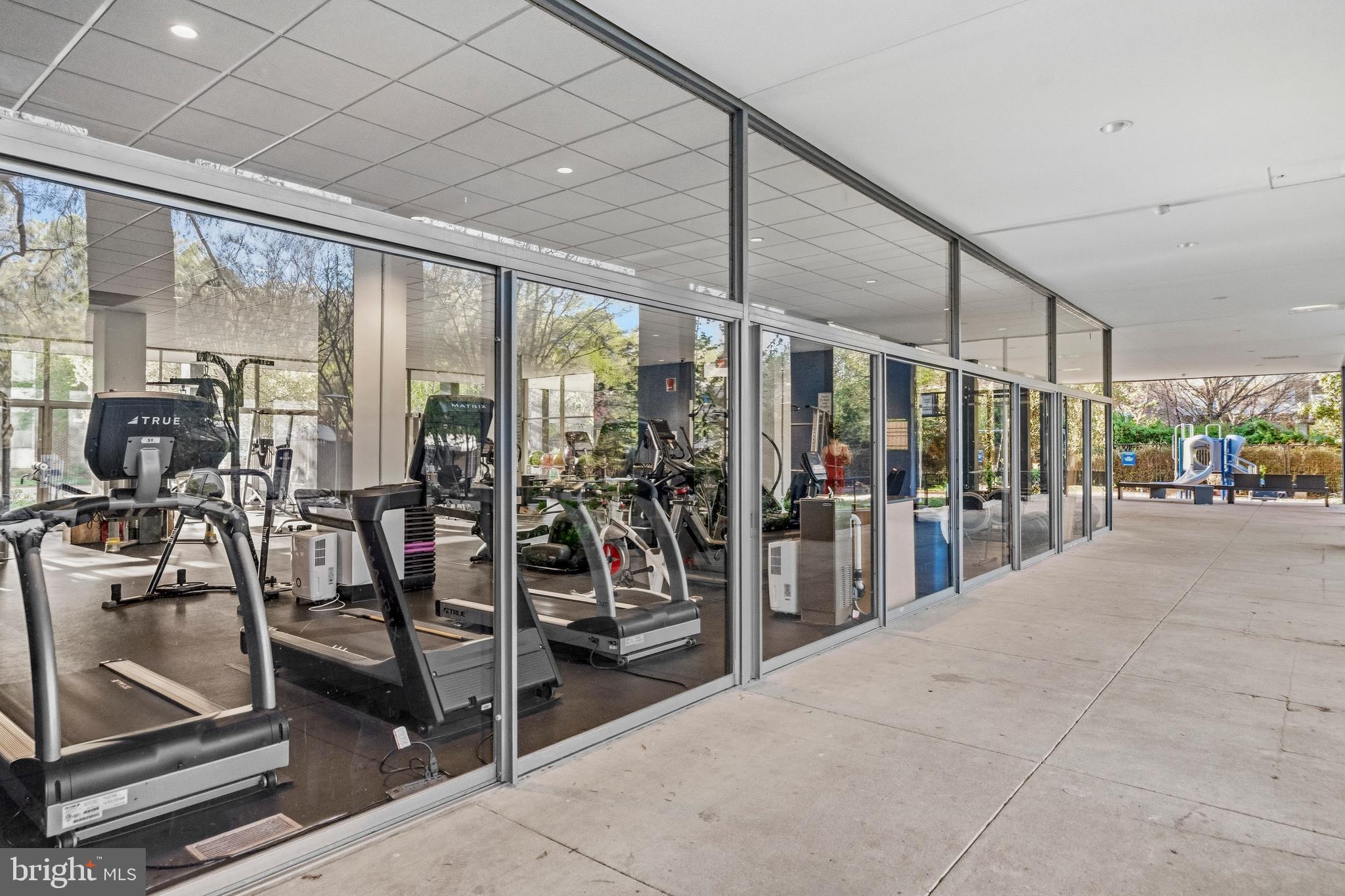 1311 Delaware Avenue Southwest, Unit S240 Washington, DC 20024 - Photo 21 of 25 a view of a room with gym equipment