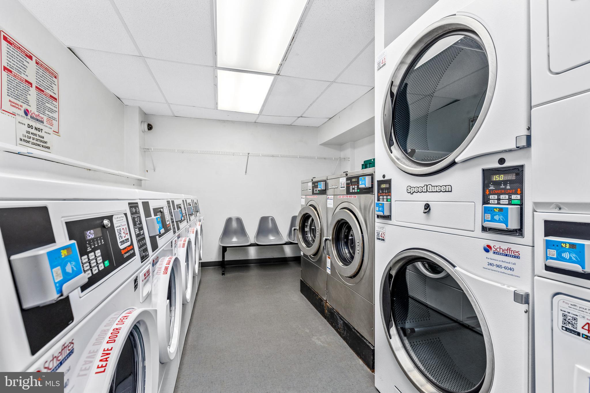 1311 Delaware Avenue Southwest, Unit S240 Washington, DC 20024 - Photo 24 of 25 a view of livingroom with washer and dryer