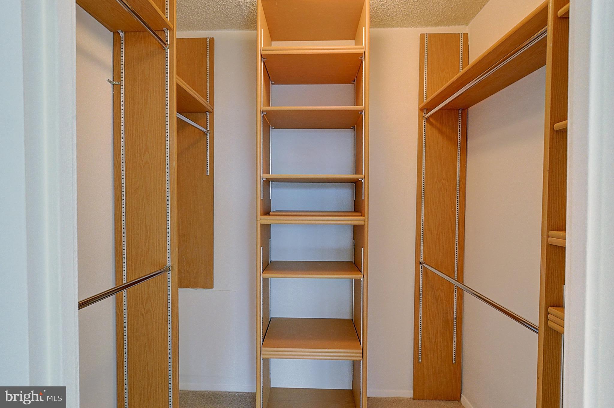 5225 Pooks Hill Road, Unit 308N Bethesda, MD 20814 - Photo 14 of 41 a view of walk in closet with empty racks