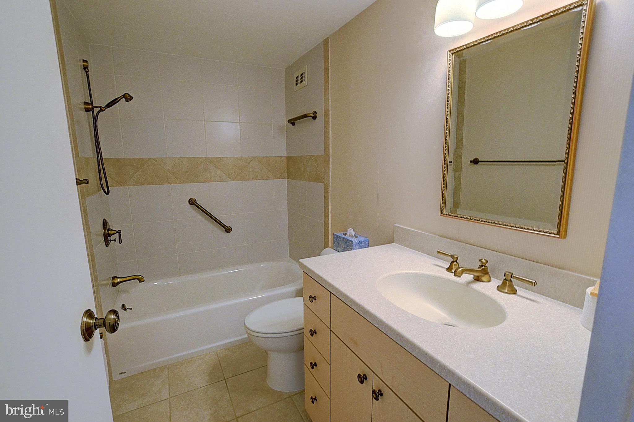 5225 Pooks Hill Road, Unit 308N Bethesda, MD 20814 - Photo 10 of 41 a bathroom with a sink toilet and shower