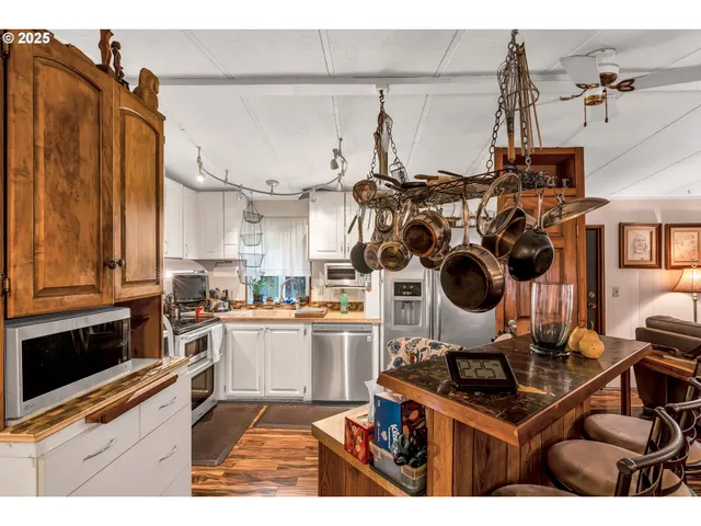 a living room filled with furniture
