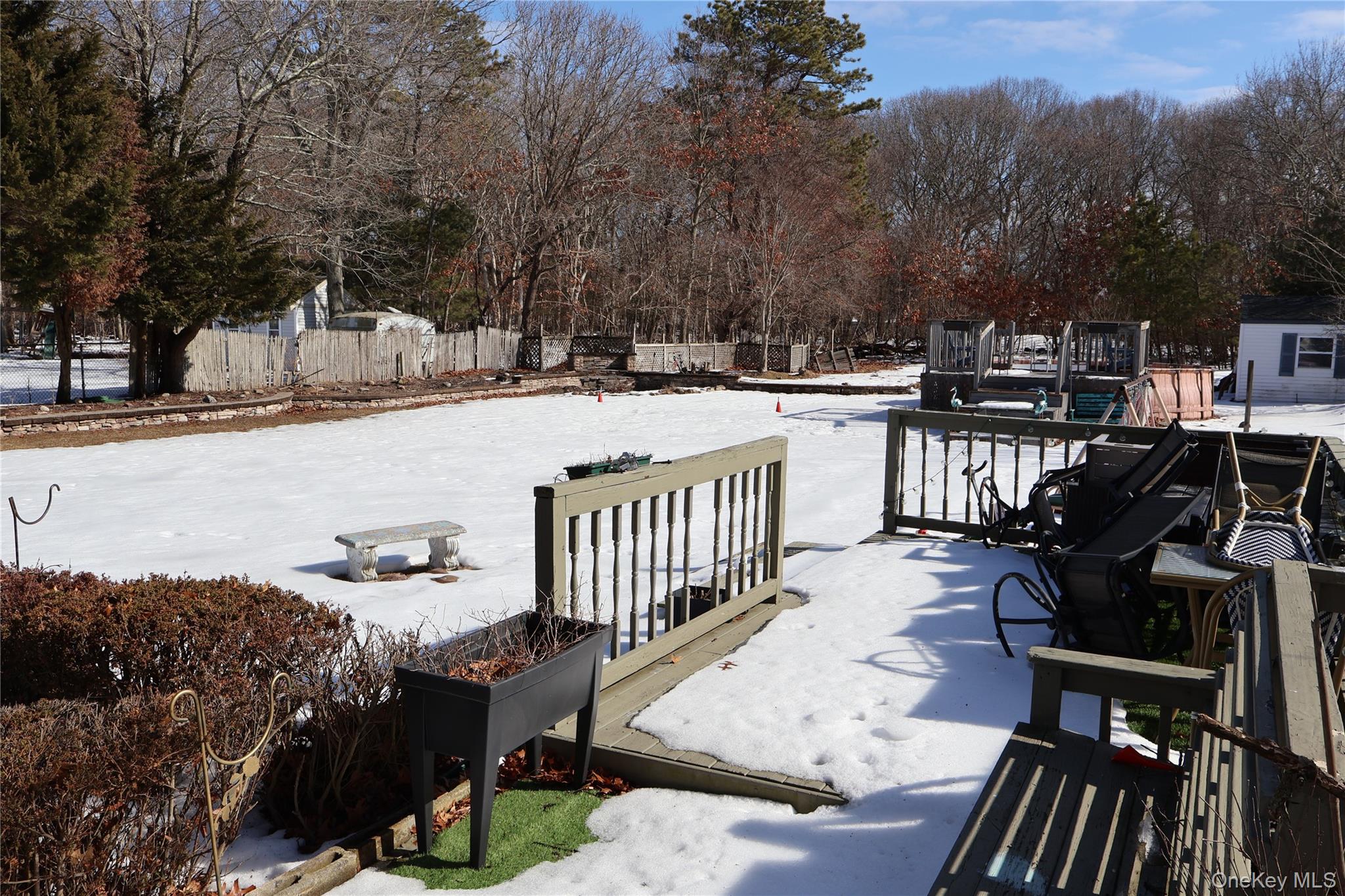 117 North Coleman Road Centereach, NY 11720 - Photo 29 of 29 a view of a patio with iron fence
