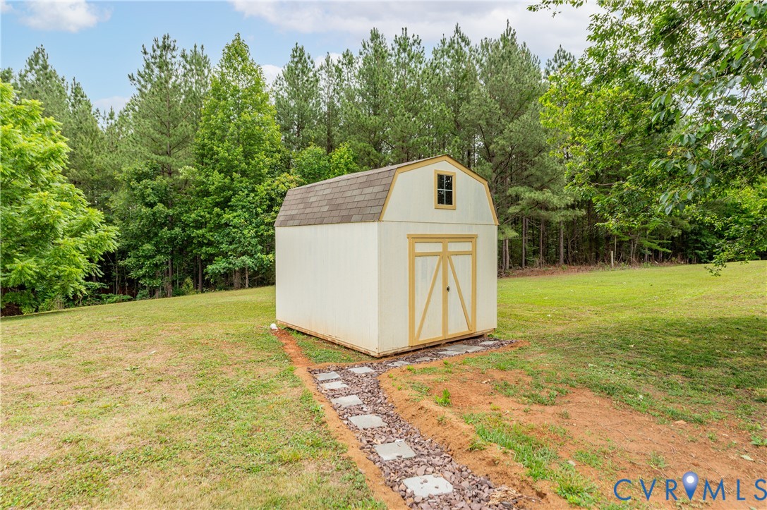 1474 Welsh Tract Road Charlotte Court House, VA 23923 - Photo 40 of 48 Freestanding storage shed with gambrel roof, featu