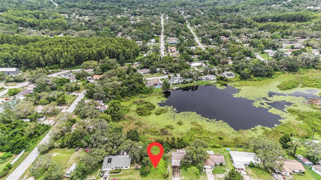 12236 Terra Ceia Avenue New Port Richey, FL 34654 - Photo 2 of 10 an aerial view of residential house with outdoor space and trees around