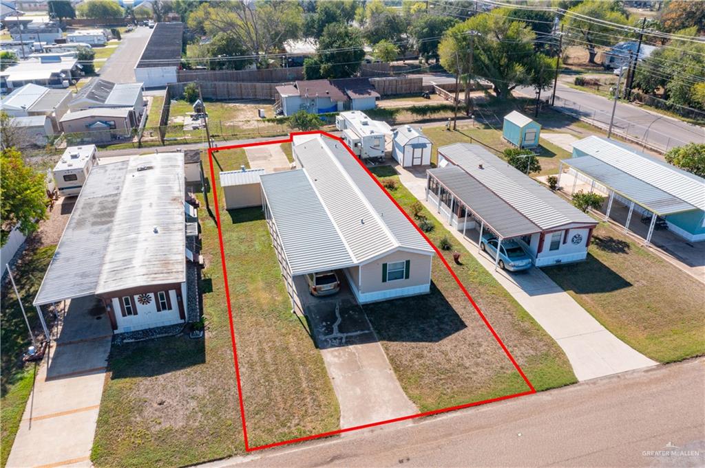 2004 Vernon Avenue Mission, TX 78572 - Photo 19 of 20 an aerial view of a house with swimming pool