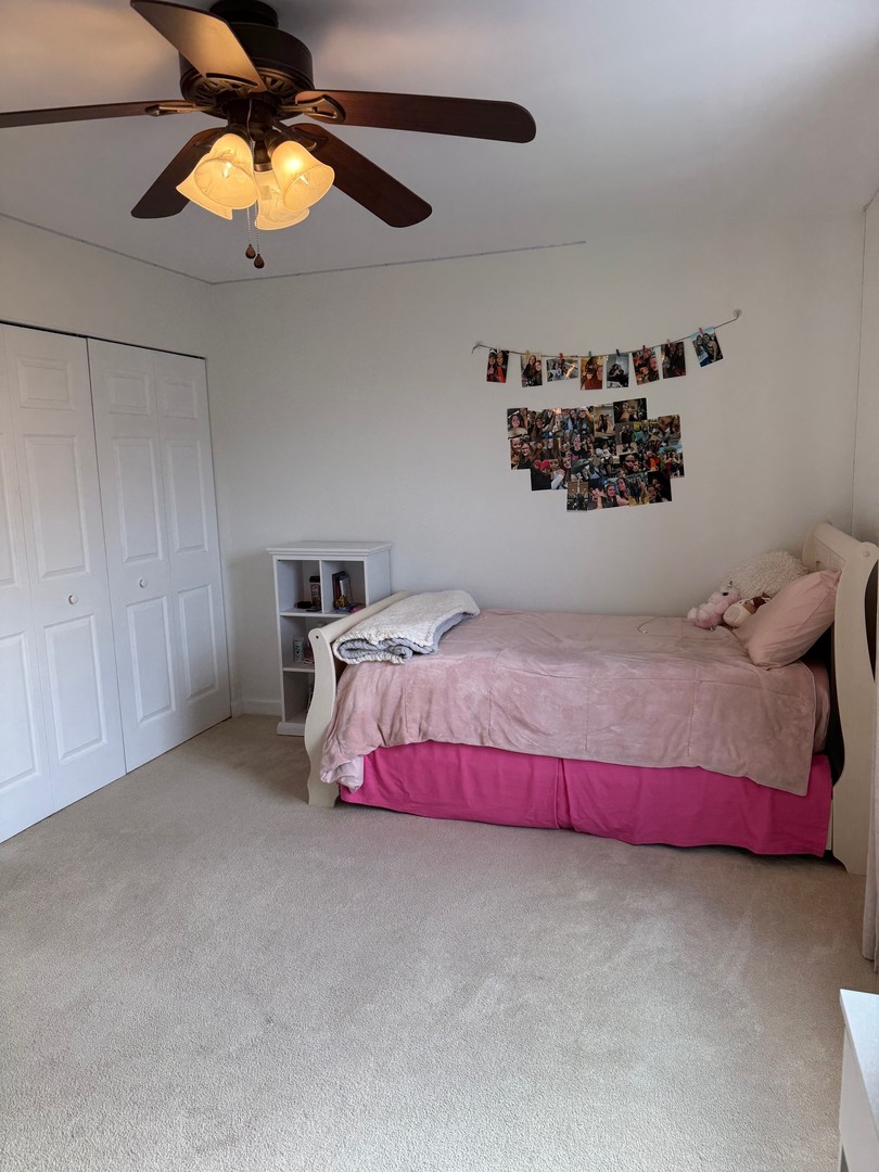 1785 Briggs Street Sycamore, IL 60178 - Photo 27 of 43 a bedroom with a bed and chandelier