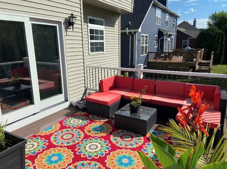 1785 Briggs Street Sycamore, IL 60178 - Photo 40 of 43 a backyard of a house with outdoor seating