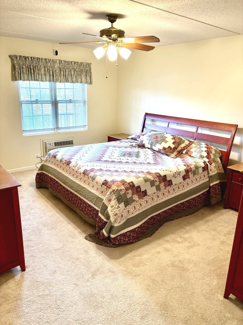 1220 Depot Street, Unit 305 Glenview, IL 60025 - Photo 12 of 28 a bed sitting in a bedroom next to a window