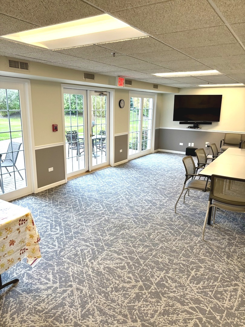 1220 Depot Street, Unit 305 Glenview, IL 60025 - Photo 23 of 28 a living room with furniture and a flat screen tv