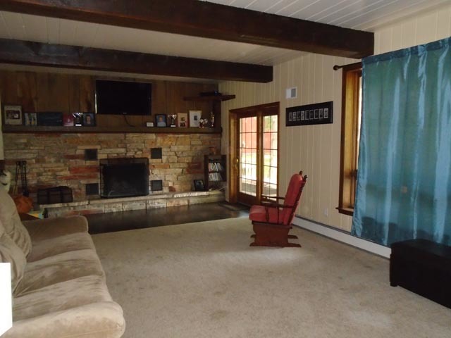 859 North 21st Road Tonica, IL 61370 - Photo 4 of 31 a living room with furniture and a fireplace