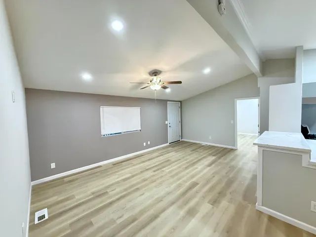 a view of an empty room