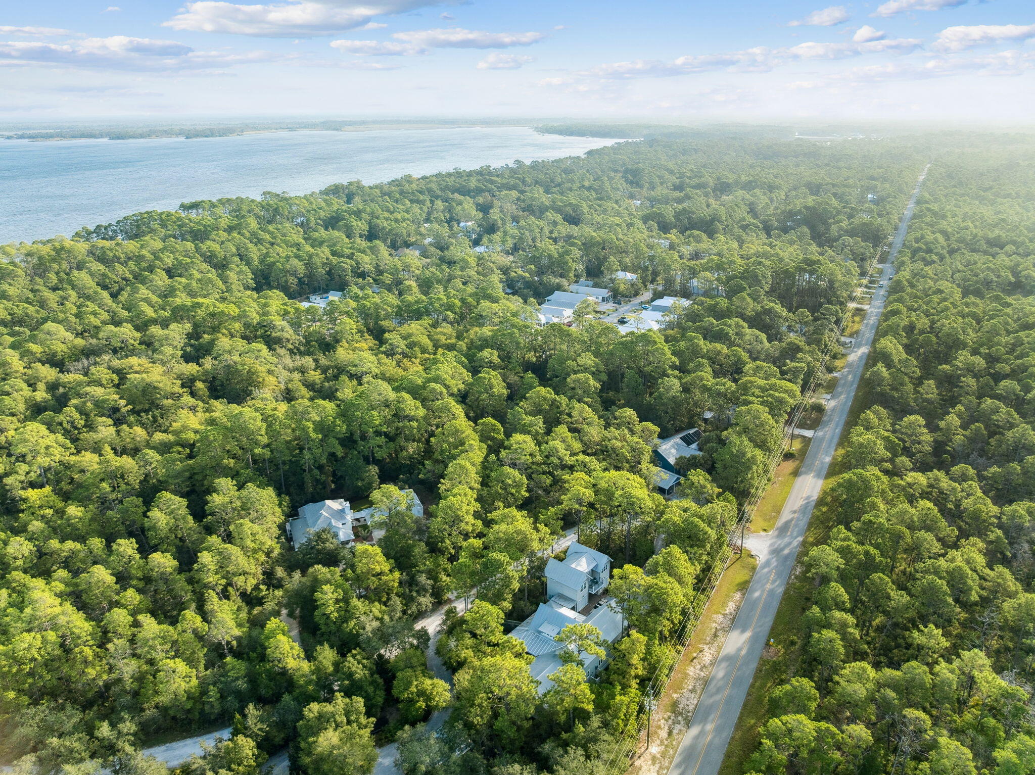 a view of a green field