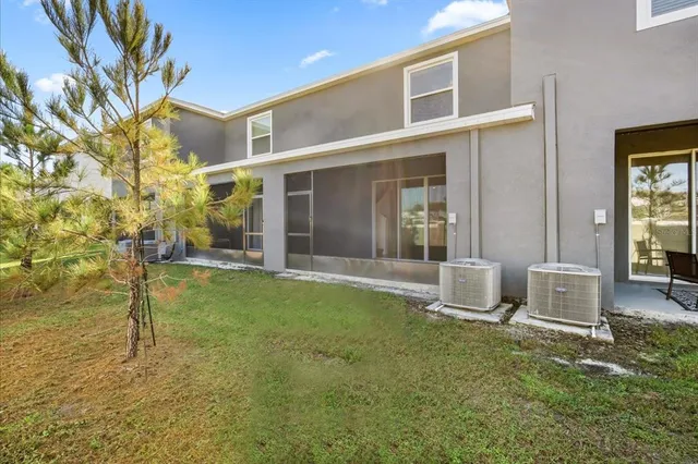 a view of a water fountain and an ocean view