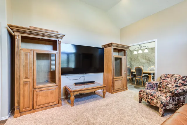 a view of backyard of house