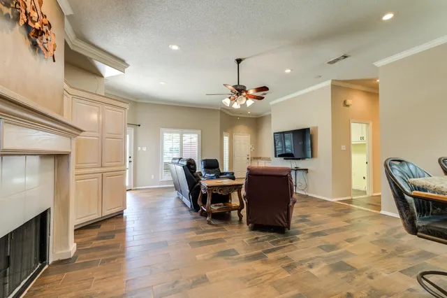 a car that is parked in a garage