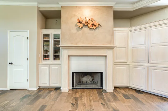 a car parked in a garage