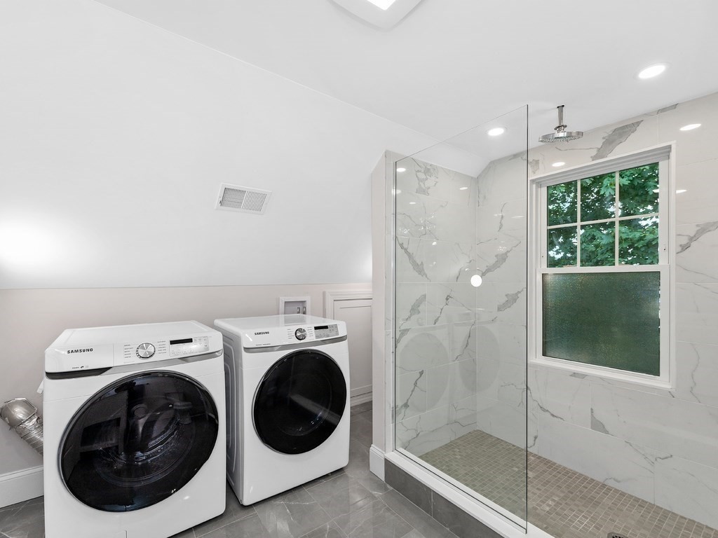 34 Watson Road, Unit 34 Belmont, MA 02478 - Photo 23 of 26 a view of bathroom with washer and dryer