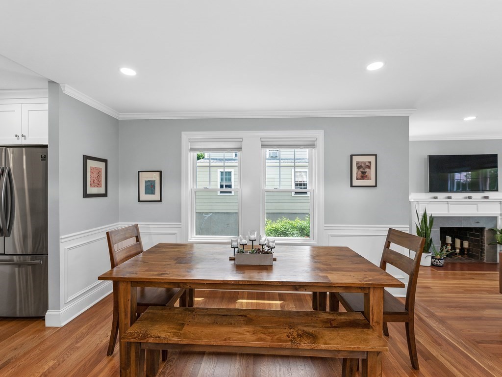 34 Watson Road, Unit 34 Belmont, MA 02478 - Photo 5 of 26 a view of a dining room with furniture window and wooden floor