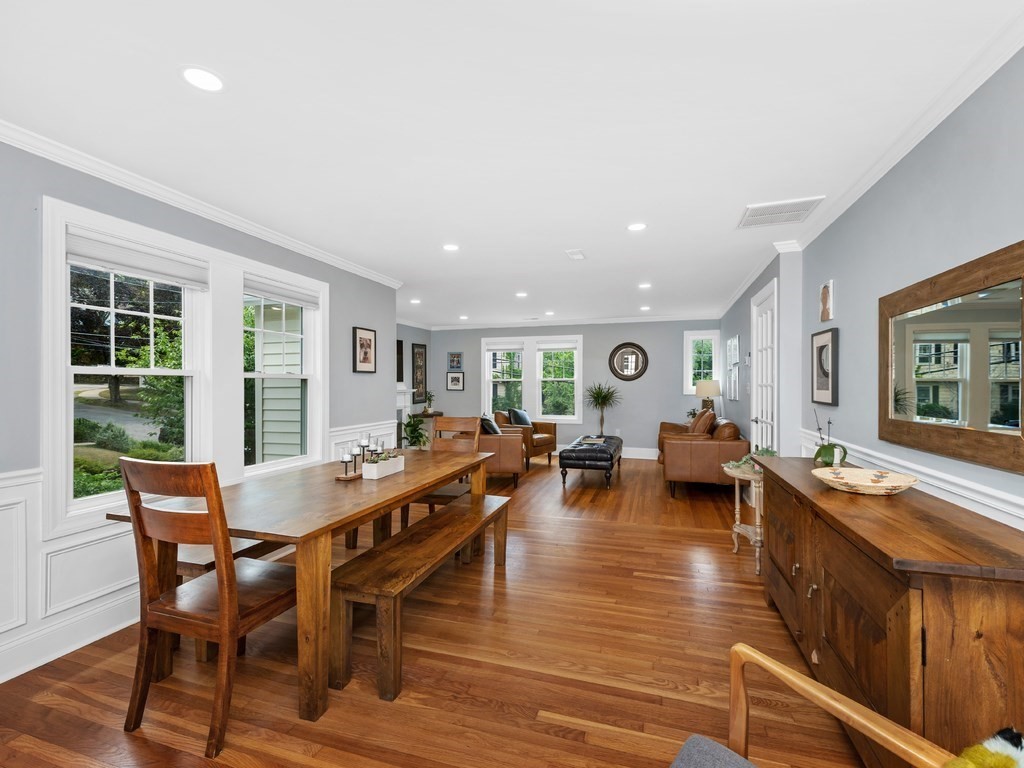 34 Watson Road, Unit 34 Belmont, MA 02478 - Photo 6 of 26 a view of a dining room with furniture window and wooden floor