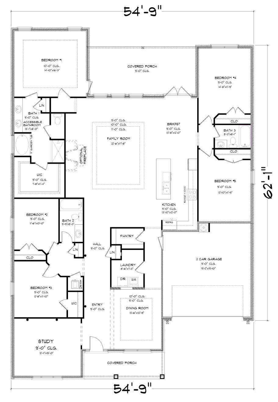 2363 Lake Silver Road Crestview, FL 32536 - Photo 2 of 2 MCKENZIE R FLOOR PLAN