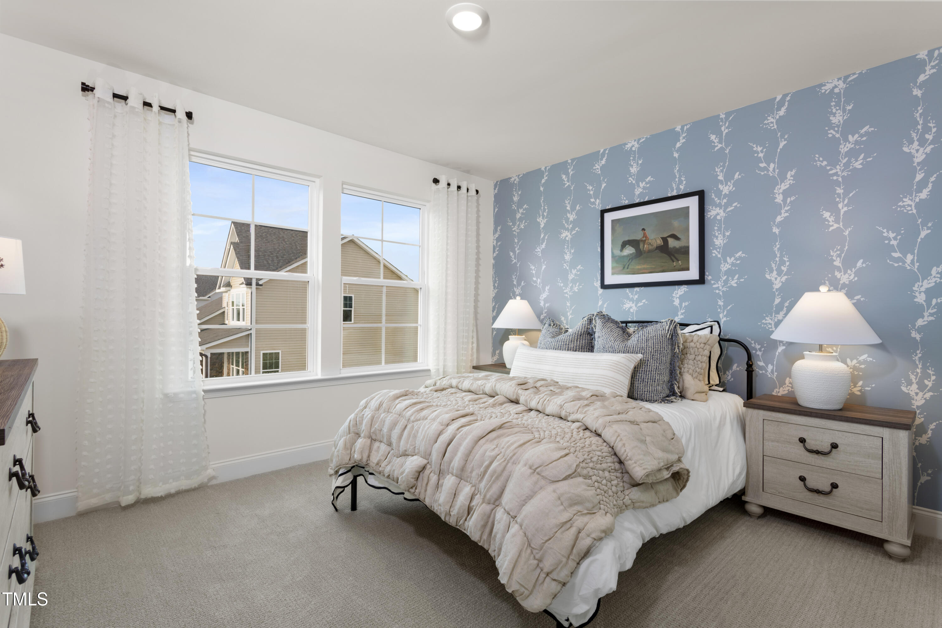 315 Adams Pointe Court Angier, NC 27501 - Photo 15 of 25 a bedroom with a bed and a window