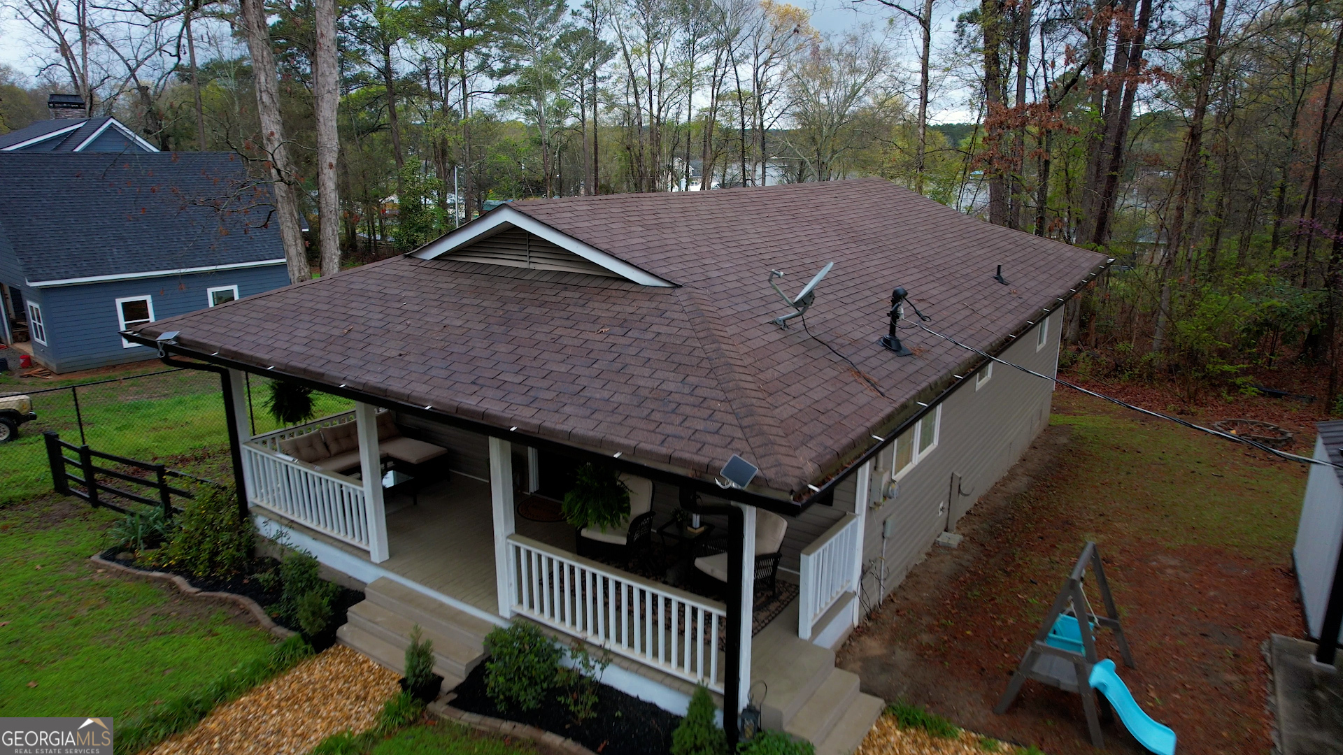 30 Waters Street Monticello, GA 31064 - Photo 34 of 40 an aerial view of a house having yard